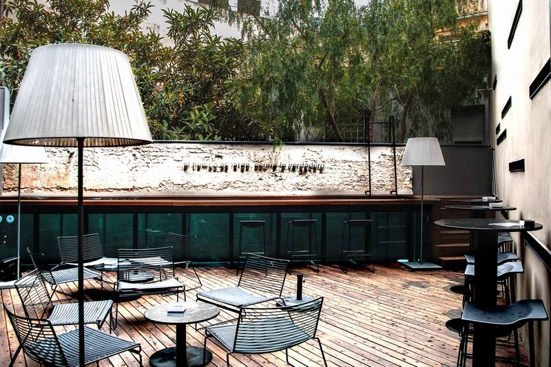 卡罗酒店 瓦伦西亚 外观 照片 The terrace of the hotel